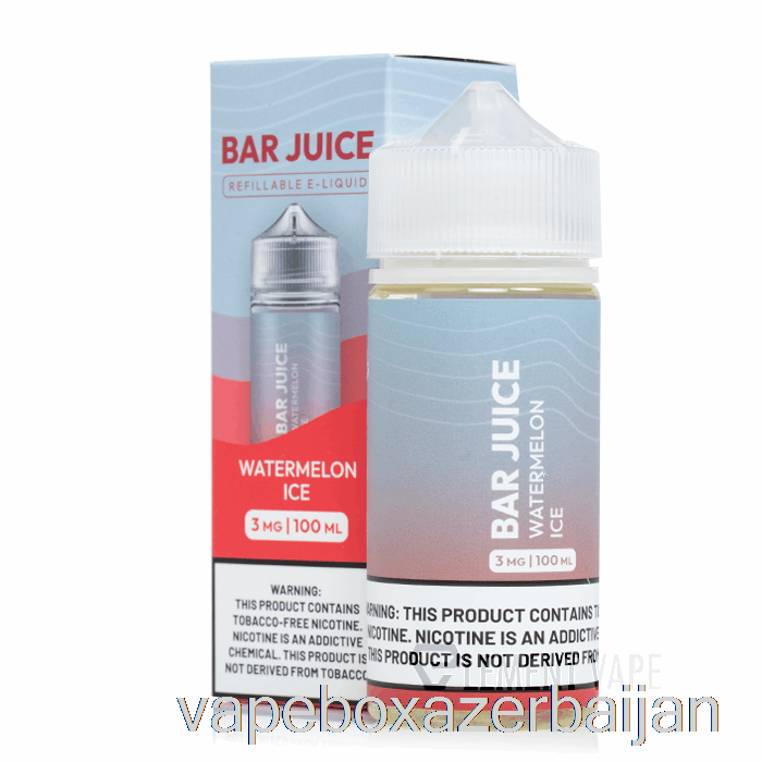 E-Juice Vape Watermelon Ice - Bar Juice - 100mL 3mg